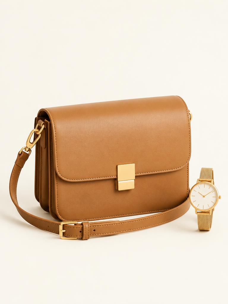 Structured Crossbody Bag