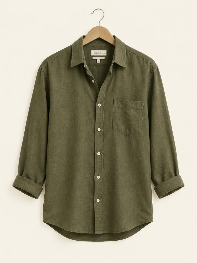 Relaxed Linen Casual Shirt