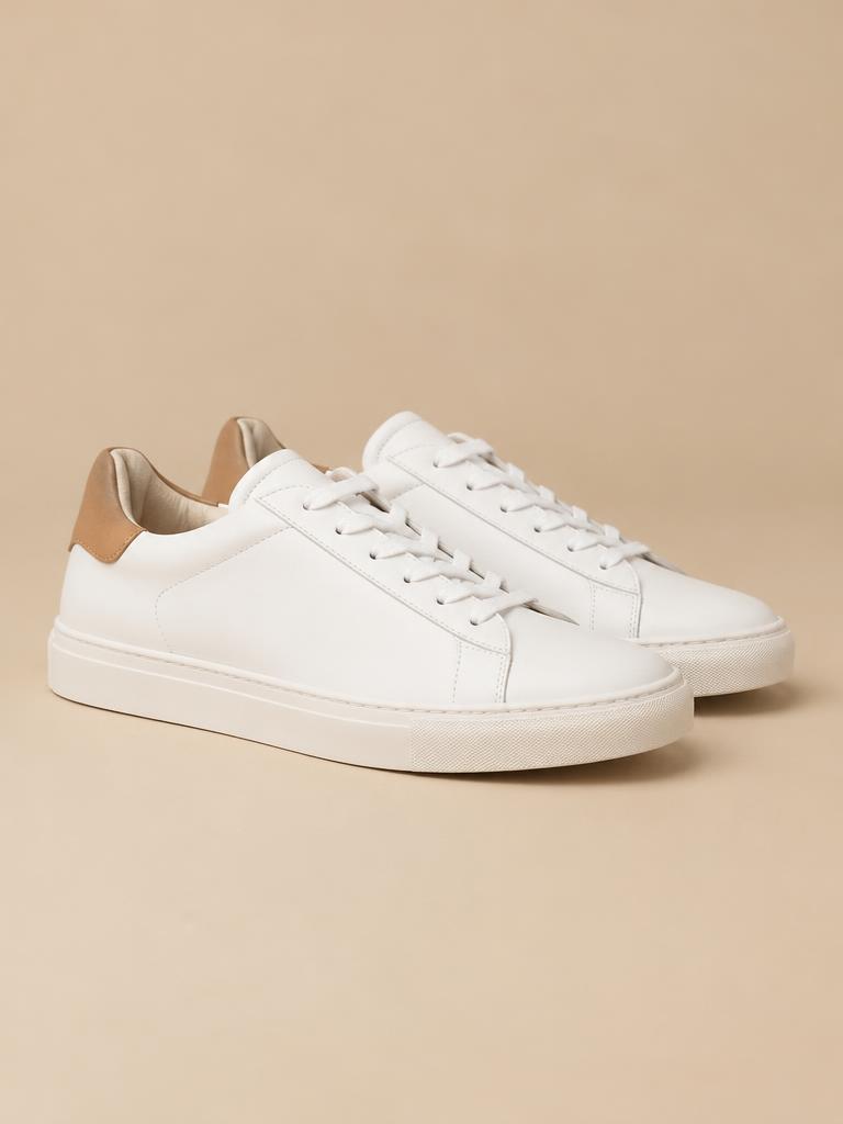 Minimal Leather Sneakers